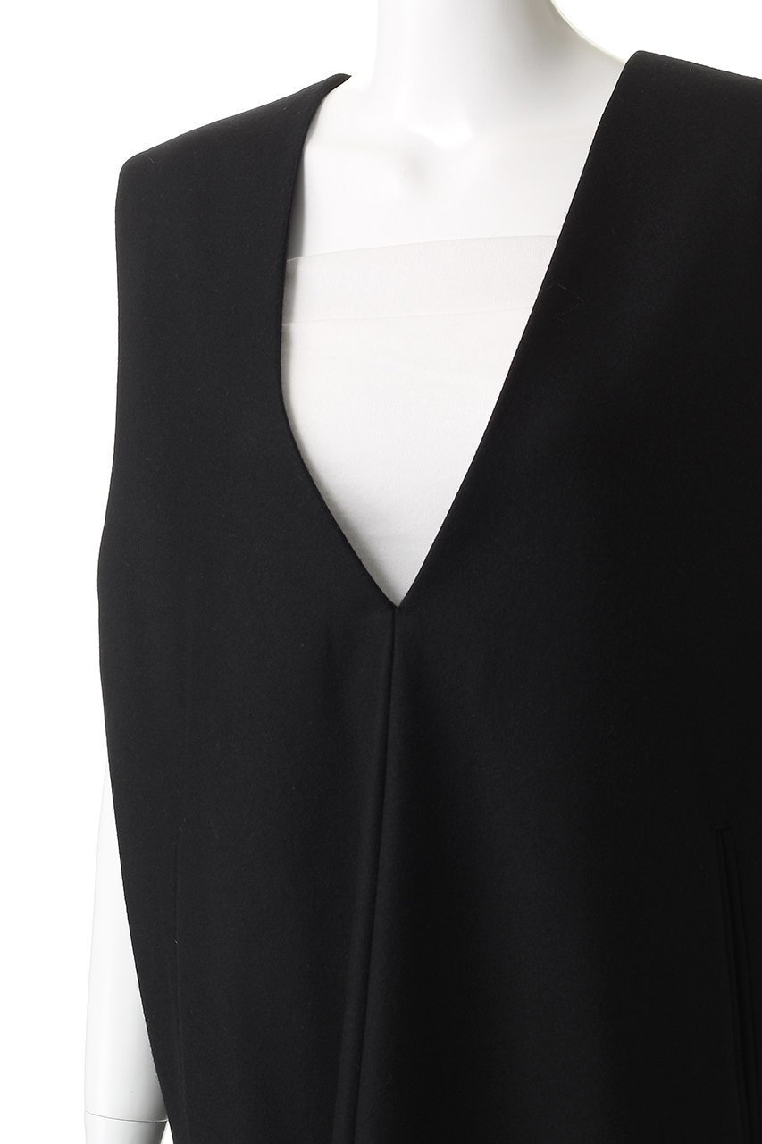 【サクラ/SACRA】のハイカウントメルトンVネックワンピース 人気、トレンドファッション・服の通販 founy(ファニー) 　ファッション　Fashion　レディースファッション　Fashion for Women　ワンピース　Dresses　チュニック　Tunic Tops & Dresses　オケージョン　Occasion Wear　ショルダー　Shoulder, Shoulder Strap　チュニック　Tunic, Long Top　ビッグ　Big, Oversized　メルトン　Melton, Heavy Wool　ロング　Long, Long-Length　エレガント 上品　Elegant　新作・新入荷　New Arrivals / New In　other-5|ID: prp329100004747043 ipo3291000000034320912