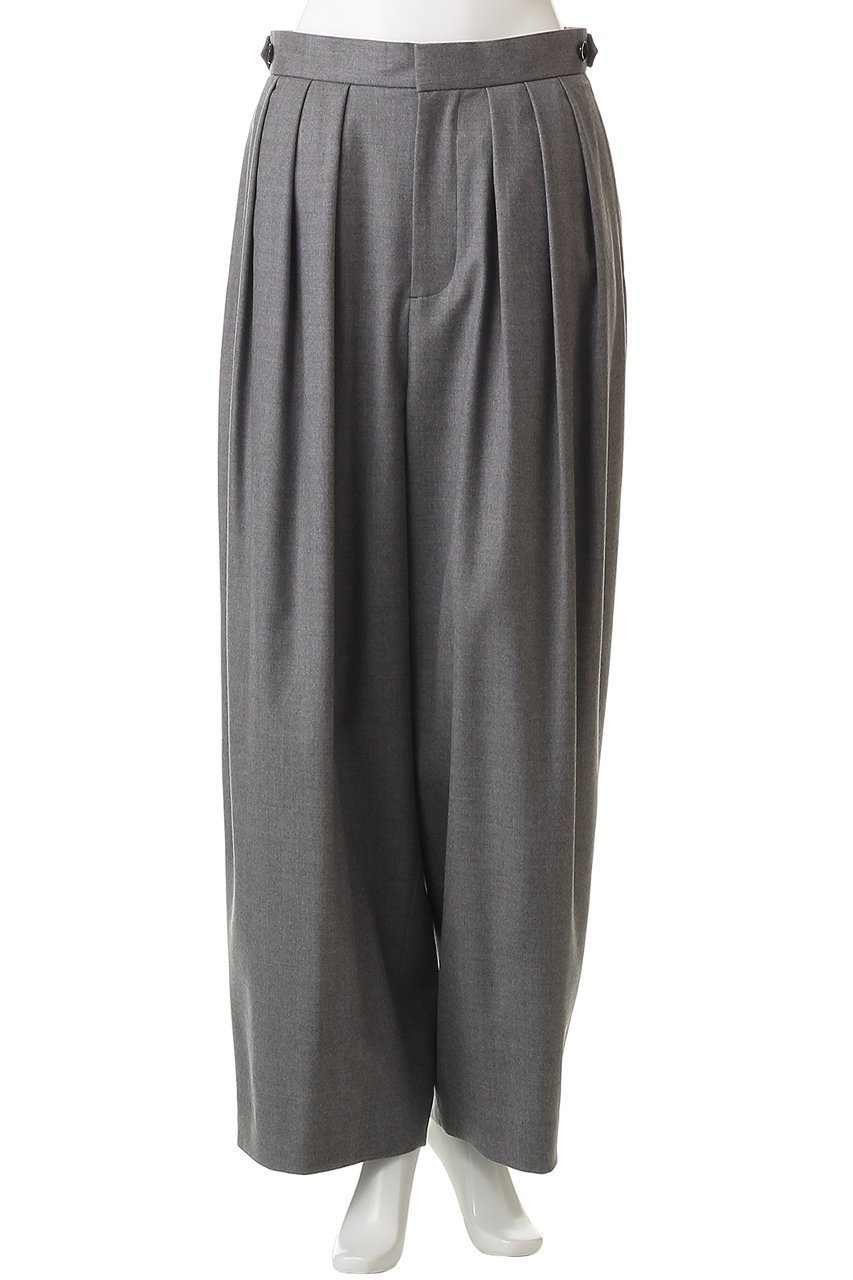 【サクラ/SACRA】のスーパーファインフランネルタックパンツ 人気、トレンドファッション・服の通販 founy(ファニー) 　ファッション　Fashion　レディースファッション　Fashion for Women　パンツ　Pants & Trousers　おすすめ　Recommended / Our Picks　なめらか　Smooth, Silky Texture　セットアップ　Set-Up, Coordinated Outfit　トリプル　Triple, Three Layers　フォルム　Silhouette, Form　フロント　Front, Front Design　エレガント 上品　Elegant　新作・新入荷　New Arrivals / New In　other-2|ID: prp329100004747048 ipo3291000000034320951