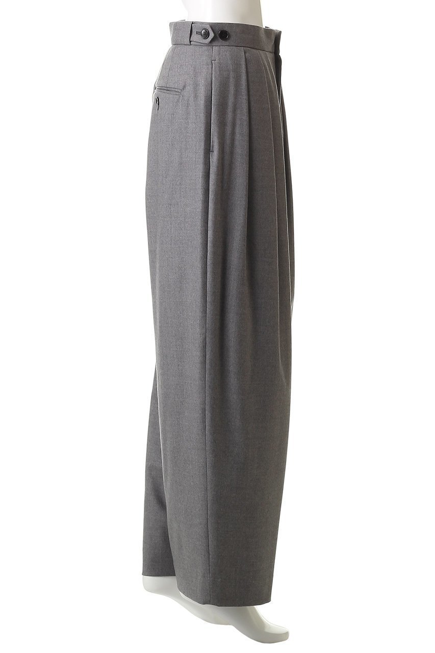 【サクラ/SACRA】のスーパーファインフランネルタックパンツ 人気、トレンドファッション・服の通販 founy(ファニー) 　ファッション　Fashion　レディースファッション　Fashion for Women　パンツ　Pants & Trousers　おすすめ　Recommended / Our Picks　なめらか　Smooth, Silky Texture　セットアップ　Set-Up, Coordinated Outfit　トリプル　Triple, Three Layers　フォルム　Silhouette, Form　フロント　Front, Front Design　エレガント 上品　Elegant　新作・新入荷　New Arrivals / New In　other-3|ID: prp329100004747048 ipo3291000000034320953