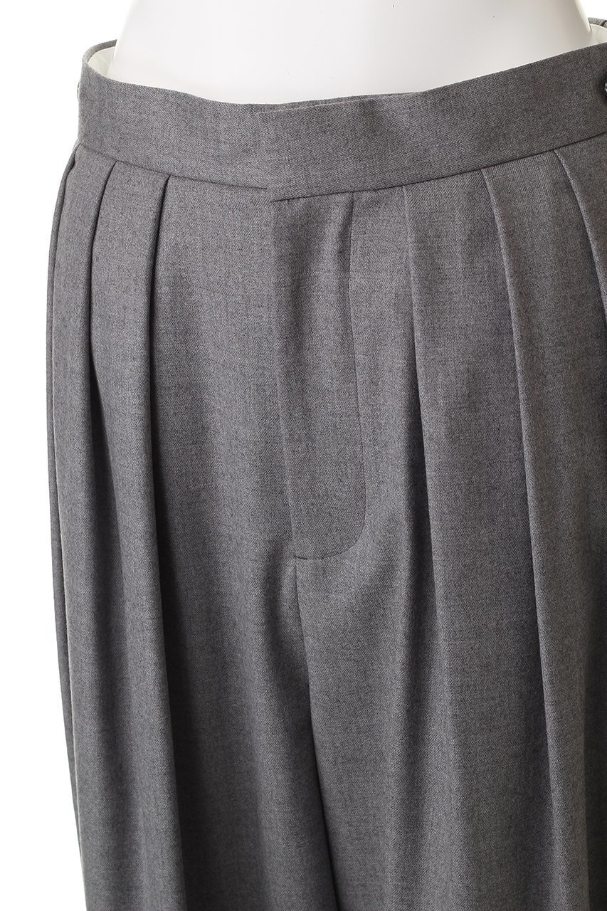 【サクラ/SACRA】のスーパーファインフランネルタックパンツ 人気、トレンドファッション・服の通販 founy(ファニー) 　ファッション　Fashion　レディースファッション　Fashion for Women　パンツ　Pants & Trousers　おすすめ　Recommended / Our Picks　なめらか　Smooth, Silky Texture　セットアップ　Set-Up, Coordinated Outfit　トリプル　Triple, Three Layers　フォルム　Silhouette, Form　フロント　Front, Front Design　エレガント 上品　Elegant　新作・新入荷　New Arrivals / New In　other-5|ID: prp329100004747048 ipo3291000000034320957