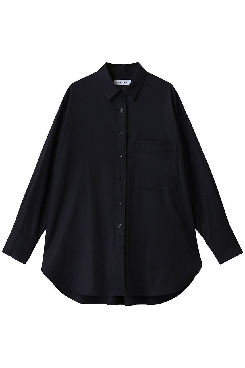 【サクラ/SACRA】のスーパーファインフランネルシャツ 人気、トレンドファッション・服の通販 founy(ファニー) 　ファッション　Fashion　レディースファッション　Fashion for Women　トップス・カットソー　Cut & Sew Tops　シャツ・ブラウス・オフィスカジュアル　Elegant Blouses & Button-Ups　おすすめ　Recommended / Our Picks　スリーブ　Sleeve, Long Sleeve / Short Sleeve　セットアップ　Set-Up, Coordinated Outfit　ヘムライン　Hemline, Bottom Cut　マニッシュ　Mannish, Boyish　ロング　Long, Long-Length　エレガント 上品　Elegant　新作・新入荷　New Arrivals / New In　A/W・秋冬　Autumn/Winter　 other-1|ID: prp329100004747050 ipo3291000000034320962