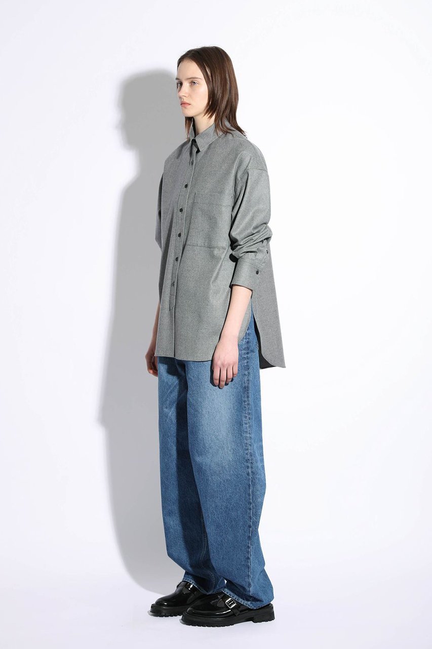 【サクラ/SACRA】のスーパーファインフランネルシャツ 人気、トレンドファッション・服の通販 founy(ファニー) 　ファッション　Fashion　レディースファッション　Fashion for Women　トップス・カットソー　Cut & Sew Tops　シャツ・ブラウス・オフィスカジュアル　Elegant Blouses & Button-Ups　おすすめ　Recommended / Our Picks　スリーブ　Sleeve, Long Sleeve / Short Sleeve　セットアップ　Set-Up, Coordinated Outfit　ヘムライン　Hemline, Bottom Cut　マニッシュ　Mannish, Boyish　ロング　Long, Long-Length　エレガント 上品　Elegant　新作・新入荷　New Arrivals / New In　A/W・秋冬　Autumn/Winter　other-7|ID: prp329100004747050 ipo3291000000034320974