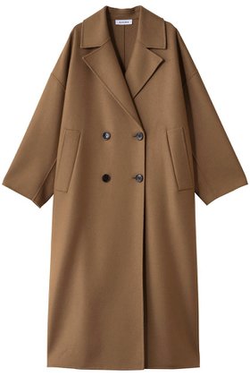 【サクラ/SACRA】のリバーテーラードコート 人気、トレンドファッション・服の通販 founy(ファニー) ファッション Fashion レディースファッション Fashion for Women アウター Coat / Outerwear Collection コート・ロングコート・ピーコート Long Coats, Peacoats & More ダブル Double, Double-Breasted テーラード Tailored, Tailored Fit バランス Balance, Style Balance マニッシュ Mannish, Boyish メルトン Melton, Heavy Wool ロング Long, Long-Length エレガント 上品 Elegant 冬 Winter / This Winter 定番 Standard, Basic Item 新作・新入荷 New Arrivals / New In |ID:prp329100004747054