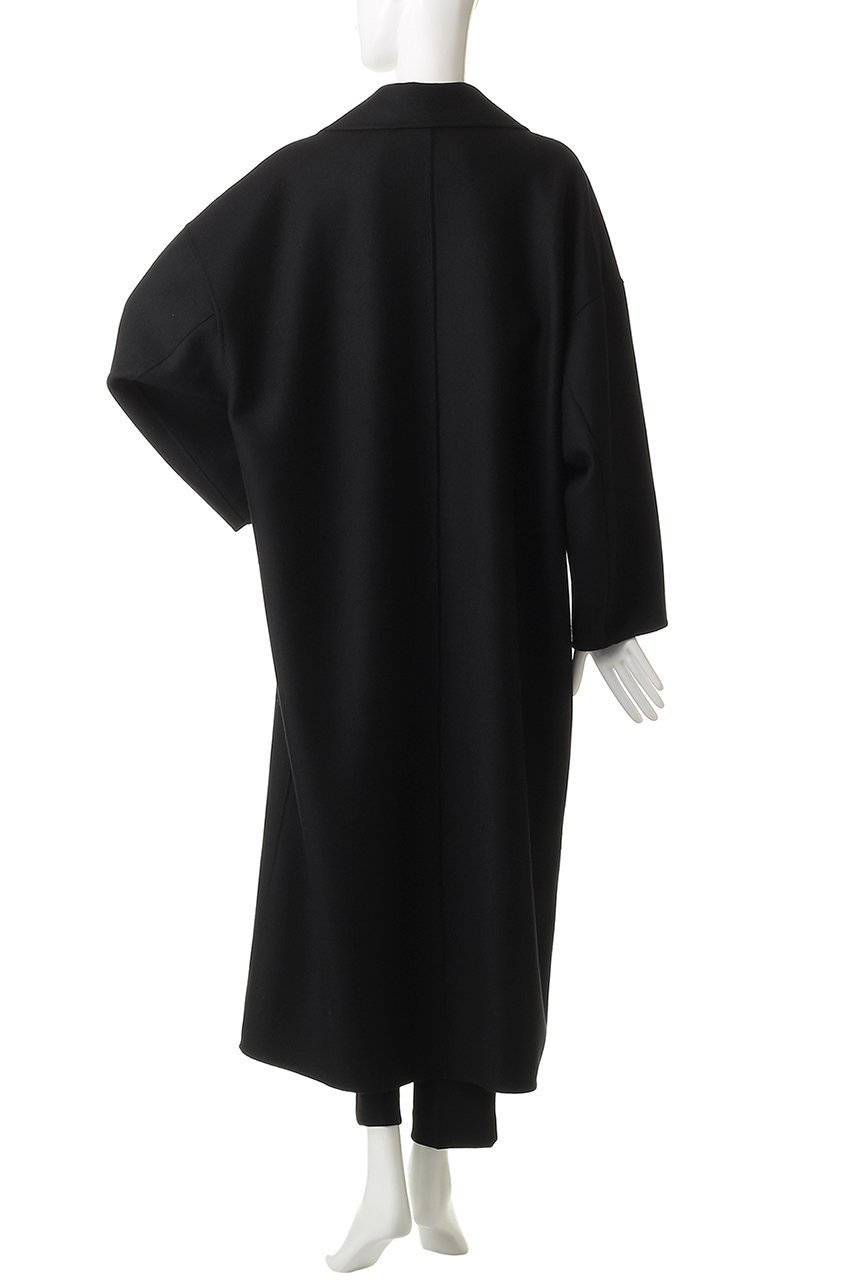 【サクラ/SACRA】のリバーテーラードコート 人気、トレンドファッション・服の通販 founy(ファニー) 　ファッション　Fashion　レディースファッション　Fashion for Women　アウター　Coat / Outerwear Collection　コート・ロングコート・ピーコート　Long Coats, Peacoats & More　ダブル　Double, Double-Breasted　テーラード　Tailored, Tailored Fit　バランス　Balance, Style Balance　マニッシュ　Mannish, Boyish　メルトン　Melton, Heavy Wool　ロング　Long, Long-Length　エレガント 上品　Elegant　冬　Winter / This Winter　定番　Standard, Basic Item　other-4|ID: prp329100004747054 ipo3291000000035771448