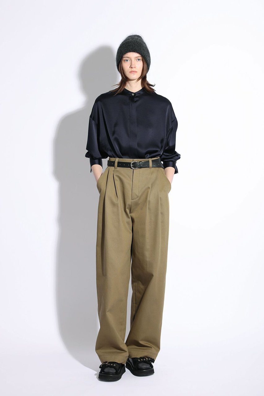 【サクラ/SACRA】のハイカウントチノクロスパンツ 人気、トレンドファッション・服の通販 founy(ファニー) 　ファッション　Fashion　レディースファッション　Fashion for Women　パンツ　Pants & Trousers　ツイル　Twist, Twisted Detail　ワイド　Wide, Wide Fit　other-7|ID: prp329100004747058 ipo3291000000034321046