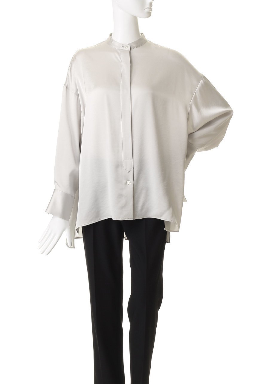 【サクラ/SACRA】のトリアセサテンブラウス 人気、トレンドファッション・服の通販 founy(ファニー) 　ファッション　Fashion　レディースファッション　Fashion for Women　トップス・カットソー　Cut & Sew Tops　シャツ・ブラウス・オフィスカジュアル　Elegant Blouses & Button-Ups　なめらか　Smooth, Silky Texture　サテン　Satin, Glossy Fabric　シルク　Silk, 100% Silk　シンプル　Simple, Minimal　スリーブ　Sleeve, Long Sleeve / Short Sleeve　ロング　Long, Long-Length　ワッシャー　Washer, Crinkled Finish　エレガント 上品　Elegant　新作・新入荷　New Arrivals / New In　other-2|ID: prp329100004747060 ipo3291000000034321054
