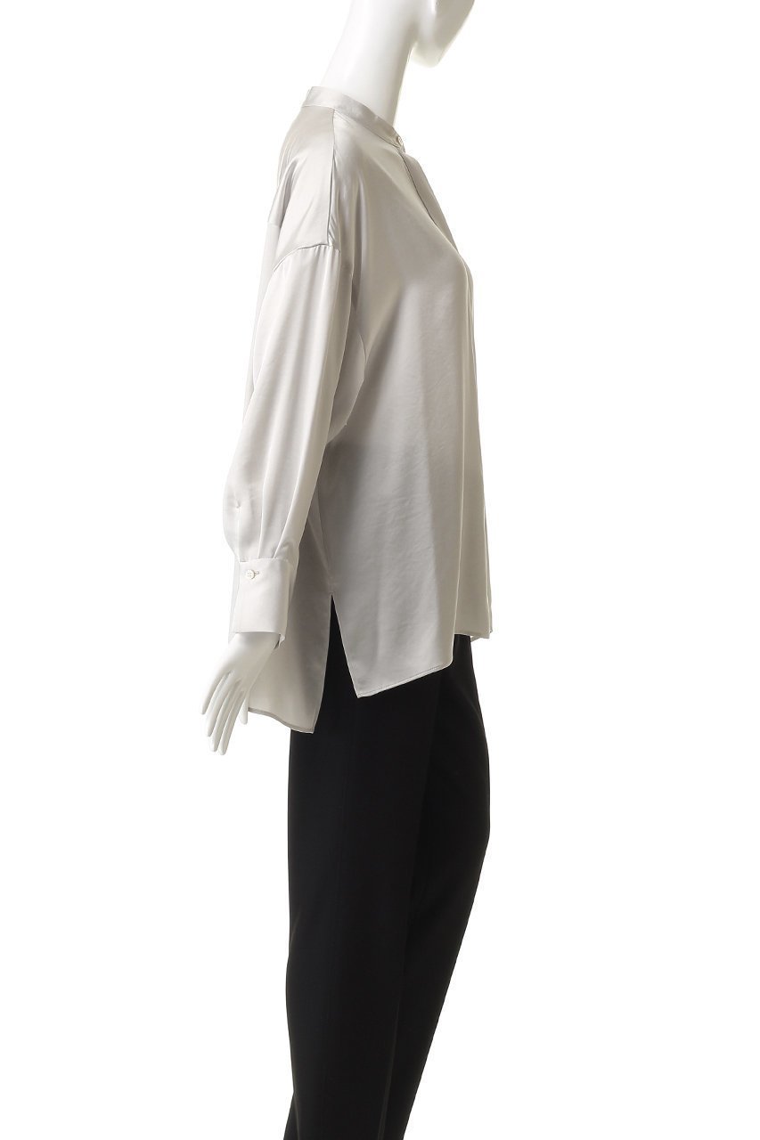 【サクラ/SACRA】のトリアセサテンブラウス 人気、トレンドファッション・服の通販 founy(ファニー) 　ファッション　Fashion　レディースファッション　Fashion for Women　トップス・カットソー　Cut & Sew Tops　シャツ・ブラウス・オフィスカジュアル　Elegant Blouses & Button-Ups　なめらか　Smooth, Silky Texture　サテン　Satin, Glossy Fabric　シルク　Silk, 100% Silk　シンプル　Simple, Minimal　スリーブ　Sleeve, Long Sleeve / Short Sleeve　ロング　Long, Long-Length　ワッシャー　Washer, Crinkled Finish　エレガント 上品　Elegant　新作・新入荷　New Arrivals / New In　other-3|ID: prp329100004747060 ipo3291000000034321055