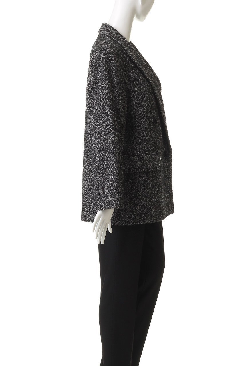 【サクラ/SACRA】のヘリンボーンツイードジャケット 人気、トレンドファッション・服の通販 founy(ファニー) 　ファッション　Fashion　レディースファッション　Fashion for Women　アウター　Coat / Outerwear Collection　レディースジャケット・軽アウター　Jackets　ショルダー　Shoulder, Shoulder Strap　ジャケット　Jacket, Outerwear　ツイード　Twill, Twill Weave　ビッグ　Big, Oversized　フォルム　Silhouette, Form　マニッシュ　Mannish, Boyish　ループ　Loop, Loop Knit　エレガント 上品　Elegant　新作・新入荷　New Arrivals / New In　other-3|ID: prp329100004747061 ipo3291000000034321066