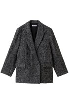 【サクラ/SACRA】のヘリンボーンツイードジャケット ブラック|ID: prp329100004747061 ipo3291000000036005101