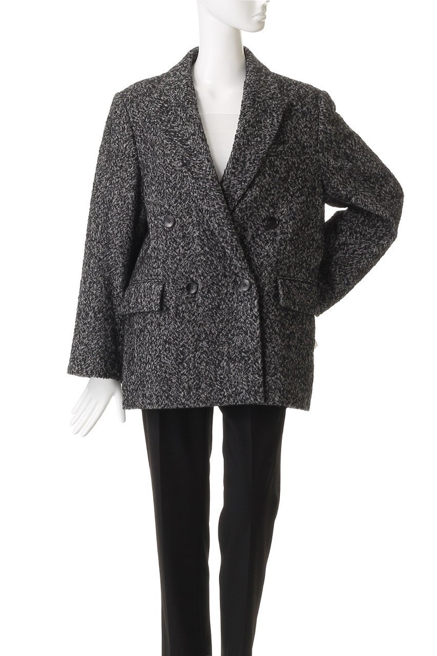 【サクラ/SACRA】のヘリンボーンツイードジャケット 人気、トレンドファッション・服の通販 founy(ファニー) 　ファッション　Fashion　レディースファッション　Fashion for Women　アウター　Coat / Outerwear Collection　レディースジャケット・軽アウター　Jackets　ショルダー　Shoulder, Shoulder Strap　ジャケット　Jacket, Outerwear　ツイード　Twill, Twill Weave　ビッグ　Big, Oversized　フォルム　Silhouette, Form　マニッシュ　Mannish, Boyish　ループ　Loop, Loop Knit　エレガント 上品　Elegant　other-2|ID: prp329100004747061 ipo3291000000036005102