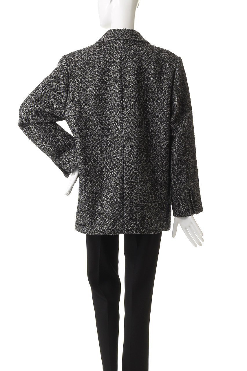 【サクラ/SACRA】のヘリンボーンツイードジャケット 人気、トレンドファッション・服の通販 founy(ファニー) 　ファッション　Fashion　レディースファッション　Fashion for Women　アウター　Coat / Outerwear Collection　レディースジャケット・軽アウター　Jackets　ショルダー　Shoulder, Shoulder Strap　ジャケット　Jacket, Outerwear　ツイード　Twill, Twill Weave　ビッグ　Big, Oversized　フォルム　Silhouette, Form　マニッシュ　Mannish, Boyish　ループ　Loop, Loop Knit　エレガント 上品　Elegant　other-4|ID: prp329100004747061 ipo3291000000036005104