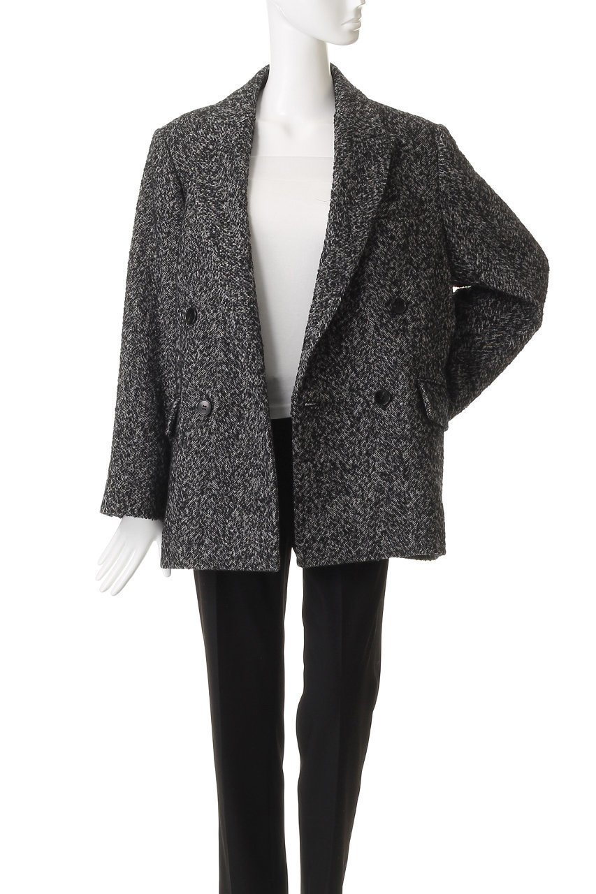 【サクラ/SACRA】のヘリンボーンツイードジャケット 人気、トレンドファッション・服の通販 founy(ファニー) 　ファッション　Fashion　レディースファッション　Fashion for Women　アウター　Coat / Outerwear Collection　レディースジャケット・軽アウター　Jackets　ショルダー　Shoulder, Shoulder Strap　ジャケット　Jacket, Outerwear　ツイード　Twill, Twill Weave　ビッグ　Big, Oversized　フォルム　Silhouette, Form　マニッシュ　Mannish, Boyish　ループ　Loop, Loop Knit　エレガント 上品　Elegant　other-7|ID: prp329100004747061 ipo3291000000036005107