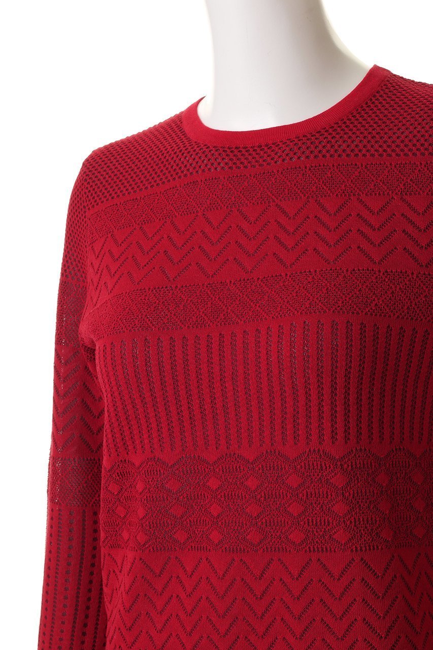 【ランバン オン ブルー/LANVIN en Bleu】のニットレースプルオーバー 人気、トレンドファッション・服の通販 founy(ファニー) 　ファッション　Fashion　レディースファッション　Fashion for Women　トップス・カットソー　Cut & Sew Tops　ニット　Knit Tops & Sweaters　カジュアルプルオーバー・ニットトップス　Pullovers & Knit Tops / Casual Pullovers　インナー　Innerwear　カーディガン　Cardigan, Knitwear　ジャケット　Jacket, Outerwear　スカラップ　Scallop, Scalloped Edge　スリット　Slit, Slit Detail　フェミニン　Feminine, Girly　レース　Lace, Lace Fabric　エレガント 上品　Elegant　other-5|ID: prp329100004747071 ipo3291000000036195236