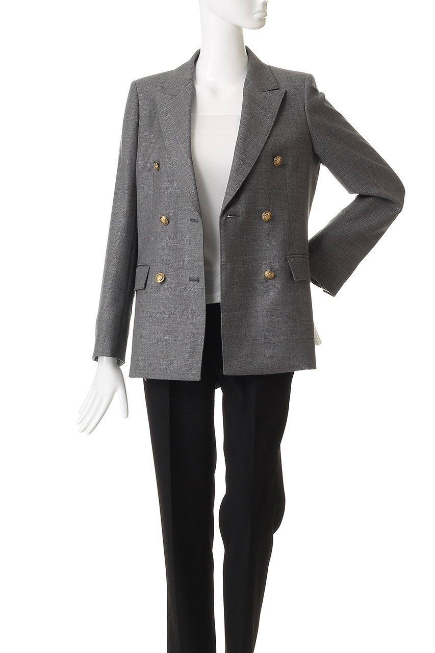 【アナイ/ANAYI】のウールオックスダブルジャケット 人気、トレンドファッション・服の通販 founy(ファニー) 　ファッション　Fashion　レディースファッション　Fashion for Women　アウター　Coat / Outerwear Collection　レディースジャケット・軽アウター　Jackets　グログラン　Grosgrain, Grosgrain Ribbon　ジャケット　Jacket, Outerwear　ダブル　Double, Double-Breasted　新作・新入荷　New Arrivals / New In　other-7|ID: prp329100004747086 ipo3291000000034321283