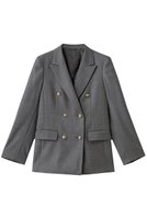 【アナイ/ANAYI】のウールオックスダブルジャケット 人気、トレンドファッション・服の通販 founy(ファニー) ファッション Fashion レディースファッション Fashion for Women アウター Coat / Outerwear Collection レディースジャケット・軽アウター Jackets グログラン Grosgrain, Grosgrain Ribbon ジャケット Jacket, Outerwear ダブル Double, Double-Breasted |ID:prp329100004747086