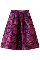 【アルアバイル/allureville】の【Loulou Willoughby】LIMONTAジャガードフレアスカート 人気、トレンドファッション・服の通販 founy(ファニー) ファッション Fashion レディースファッション Fashion for Women スカート Skirts Aライン・フレアスカート A-Line & Flared Skirts ロングスカート Long Skirts / Maxi & Midi Skirts イタリア Italy グラデーション Gradient, Ombre ジャカード／ジャガード Jacquard, Woven Pattern パープル Purple, Violet フラワー Flower, Floral モチーフ Motif, Design Theme ロング Long, Long-Length 新作・新入荷 New Arrivals / New In |ID:prp329100004747088