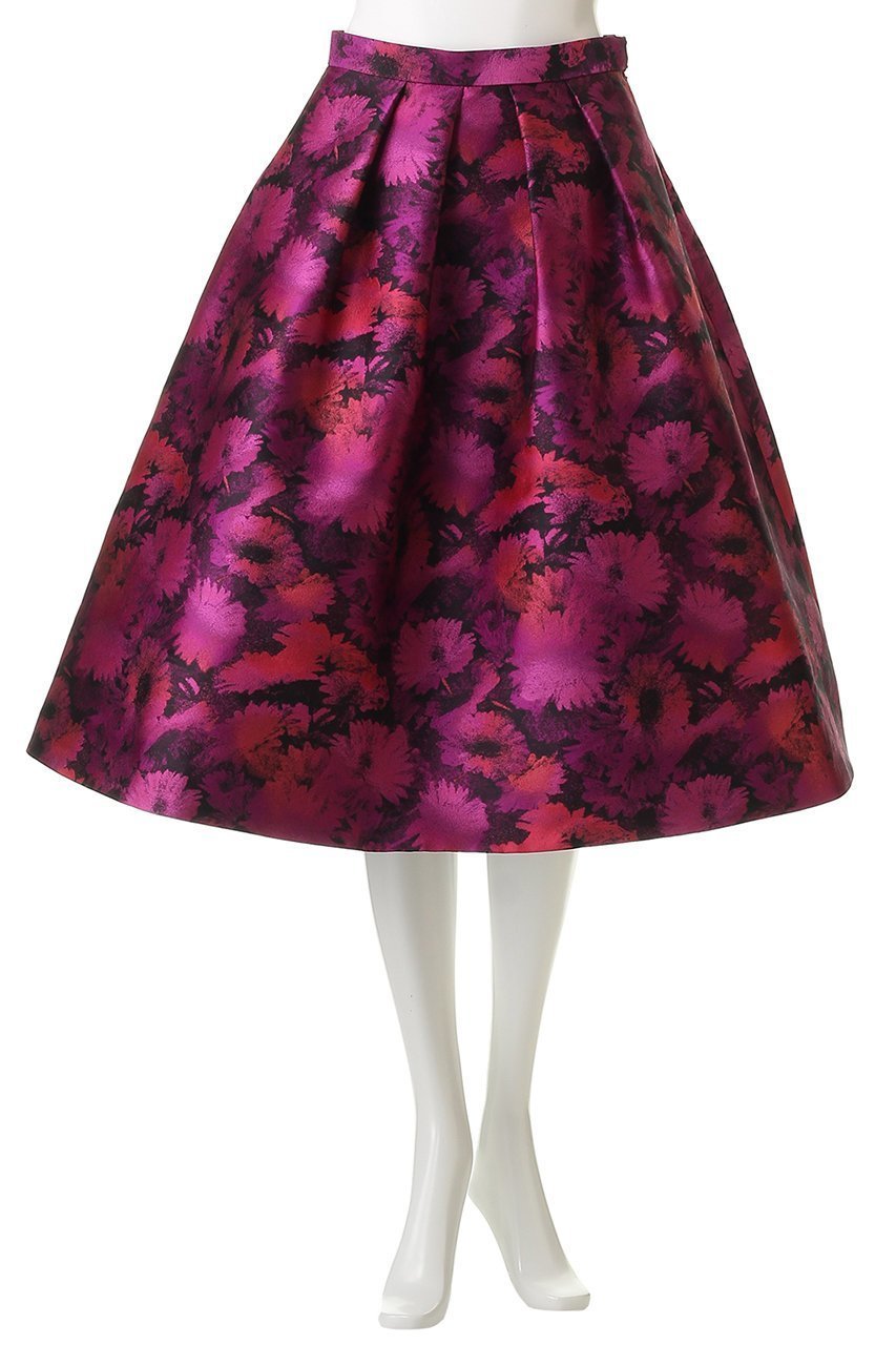 【アルアバイル/allureville】の【Loulou Willoughby】LIMONTAジャガードフレアスカート 人気、トレンドファッション・服の通販 founy(ファニー) 　ファッション　Fashion　レディースファッション　Fashion for Women　スカート　Skirts　Aライン・フレアスカート　A-Line & Flared Skirts　ロングスカート　Long Skirts / Maxi & Midi Skirts　イタリア　Italy　グラデーション　Gradient, Ombre　ジャカード／ジャガード　Jacquard, Woven Pattern　パープル　Purple, Violet　フラワー　Flower, Floral　モチーフ　Motif, Design Theme　ロング　Long, Long-Length　other-2|ID: prp329100004747088 ipo3291000000035771600