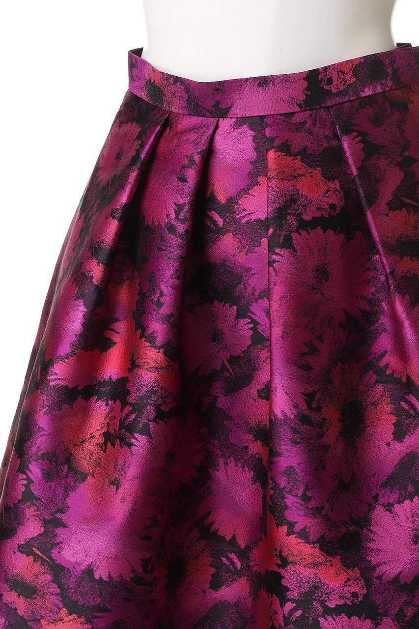 【アルアバイル/allureville】の【Loulou Willoughby】LIMONTAジャガードフレアスカート 人気、トレンドファッション・服の通販 founy(ファニー) 　ファッション　Fashion　レディースファッション　Fashion for Women　スカート　Skirts　Aライン・フレアスカート　A-Line & Flared Skirts　ロングスカート　Long Skirts / Maxi & Midi Skirts　イタリア　Italy　グラデーション　Gradient, Ombre　ジャカード／ジャガード　Jacquard, Woven Pattern　パープル　Purple, Violet　フラワー　Flower, Floral　モチーフ　Motif, Design Theme　ロング　Long, Long-Length　other-5|ID: prp329100004747088 ipo3291000000035771603