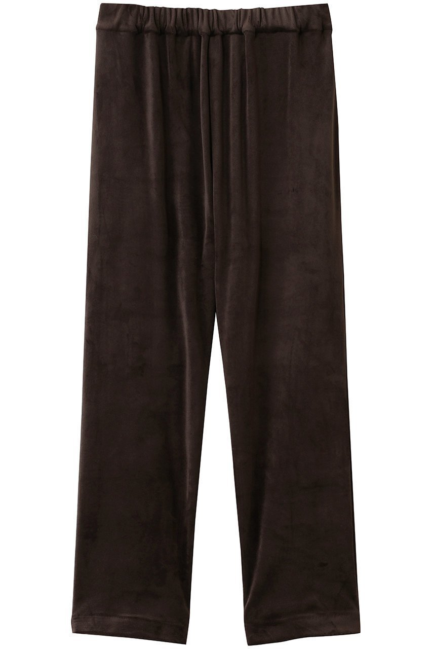 【ミズイロ インド/mizuiro ind】のベロアイージーパンツ インテリア・キッズ・メンズ・レディースファッション・服の通販 founy(ファニー) ファッション Fashion レディースファッション Fashion for Women パンツ Pants & Trousers ベロア Velour, Soft Velvet エレガント 上品 Elegant brown|ID: prp329100004747090 ipo3291000000034605035