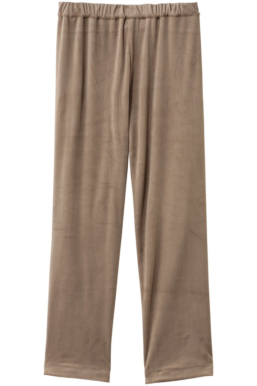 【ミズイロ インド/mizuiro ind】のベロアイージーパンツ インテリア・キッズ・メンズ・レディースファッション・服の通販 founy(ファニー) 　ファッション　Fashion　レディースファッション　Fashion for Women　パンツ　Pants & Trousers　ベロア　Velour, Soft Velvet　エレガント 上品　Elegant　beige|ID: prp329100004747090 ipo3291000000035717424