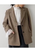 【ウィムガゼット/Whim Gazette】のウールシングルジャケット 人気、トレンドファッション・服の通販 founy(ファニー) ファッション Fashion レディースファッション Fashion for Women アウター Coat / Outerwear Collection レディースジャケット・軽アウター Jackets おすすめ Recommended / Our Picks ウォーム Warm Fabric クラシカル Classical, Vintage-Inspired ジャケット Jacket, Outerwear セットアップ Set-Up, Coordinated Outfit チェック Check, Plaid, Tartan ツイード Twill, Twill Weave ベーシック Basic, Essential ボックス Boxy, Box Shape ビジネス 仕事 通勤 Business / Work / Commuting 新作・新入荷 New Arrivals / New In thumbnail ブラウン|ID: prp329100004747094 ipo3291000000034321349