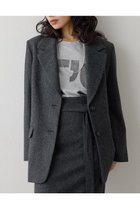 【ウィムガゼット/Whim Gazette】のウールシングルジャケット 人気、トレンドファッション・服の通販 founy(ファニー) ファッション Fashion レディースファッション Fashion for Women アウター Coat / Outerwear Collection レディースジャケット・軽アウター Jackets おすすめ Recommended / Our Picks ウォーム Warm Fabric クラシカル Classical, Vintage-Inspired ジャケット Jacket, Outerwear セットアップ Set-Up, Coordinated Outfit チェック Check, Plaid, Tartan ツイード Twill, Twill Weave ベーシック Basic, Essential ボックス Boxy, Box Shape ビジネス 仕事 通勤 Business / Work / Commuting 新作・新入荷 New Arrivals / New In thumbnail グレー|ID: prp329100004747094 ipo3291000000034321350