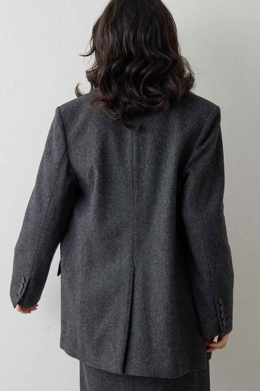 【ウィムガゼット/Whim Gazette】のウールシングルジャケット 人気、トレンドファッション・服の通販 founy(ファニー) 　ファッション　Fashion　レディースファッション　Fashion for Women　アウター　Coat / Outerwear Collection　レディースジャケット・軽アウター　Jackets　おすすめ　Recommended / Our Picks　ウォーム　Warm Fabric　クラシカル　Classical, Vintage-Inspired　ジャケット　Jacket, Outerwear　セットアップ　Set-Up, Coordinated Outfit　チェック　Check, Plaid, Tartan　ツイード　Twill, Twill Weave　ベーシック　Basic, Essential　ボックス　Boxy, Box Shape　ビジネス 仕事 通勤　Business / Work / Commuting　新作・新入荷　New Arrivals / New In　other-3|ID: prp329100004747094 ipo3291000000034321352