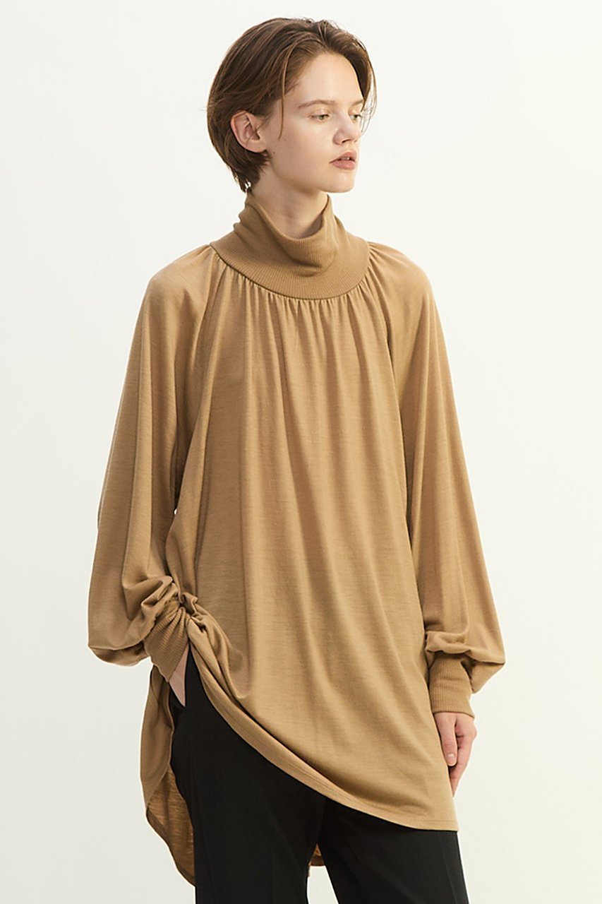 【プレインピープル/PLAIN PEOPLE】のバンデーラ天竺ギャザーチュニック 人気、トレンドファッション・服の通販 founy(ファニー) 　ファッション　Fashion　レディースファッション　Fashion for Women　ワンピース　Dresses　チュニック　Tunic Tops & Dresses　ギャザー　Gathered, Ruffled　チュニック　Tunic, Long Top　バランス　Balance, Style Balance　エレガント 上品　Elegant　定番　Standard, Basic Item　新作・新入荷　New Arrivals / New In　other-4|ID: prp329100004747099 ipo3291000000034321391