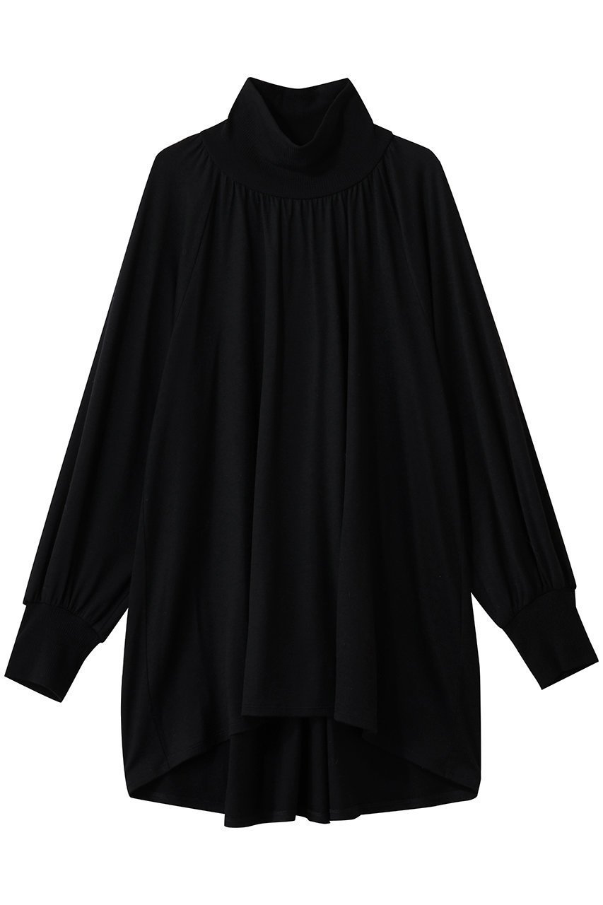 【プレインピープル/PLAIN PEOPLE】のバンデーラ天竺ギャザーチュニック インテリア・キッズ・メンズ・レディースファッション・服の通販 founy(ファニー) 　ファッション　Fashion　レディースファッション　Fashion for Women　ワンピース　Dresses　チュニック　Tunic Tops & Dresses　ギャザー　Gathered, Ruffled　チュニック　Tunic, Long Top　バランス　Balance, Style Balance　エレガント 上品　Elegant　定番　Standard, Basic Item　ブラック|ID: prp329100004747099 ipo3291000000036078754