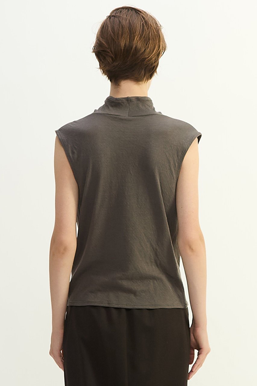 【プレインピープル/PLAIN PEOPLE】のスーピマカシミヤダブルガーゼノースリーブトップス 人気、トレンドファッション・服の通販 founy(ファニー) 　ファッション　Fashion　レディースファッション　Fashion for Women　トップス・カットソー　Cut & Sew Tops　キャミソール&ノースリーブ　Camisoles & Sleeveless Tops　シャツ・ブラウス・オフィスカジュアル　Elegant Blouses & Button-Ups　ロングTシャツ・Tシャツ　Longline T-Shirts & Tees　カットソー・ベーシックTシャツ　Cut-and-Sewn Tops / Stretch Tees & Basics　アンサンブル　Ensemble Set　カーディガン　Cardigan, Knitwear　キャミソール　Camisole, Spaghetti Strap Top　タンク　Tank Top, Sleeveless Top　ダブル　Double, Double-Breasted　新作・新入荷　New Arrivals / New In　other-3|ID: prp329100004747101 ipo3291000000034321404