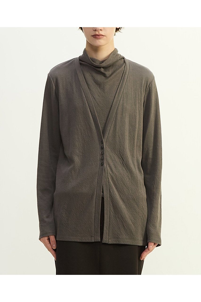 【プレインピープル/PLAIN PEOPLE】のスーピマカシミヤダブルガーゼVネックカーディガン 人気、トレンドファッション・服の通販 founy(ファニー) 　ファッション　Fashion　レディースファッション　Fashion for Women　トップス・カットソー　Cut & Sew Tops　カーディガン・羽織り　Layered Style Cardigans　シャツ・ブラウス・オフィスカジュアル　Elegant Blouses & Button-Ups　ロングTシャツ・Tシャツ　Longline T-Shirts & Tees　カットソー・ベーシックTシャツ　Cut-and-Sewn Tops / Stretch Tees & Basics　Vネックトップス　V-Neck Tops / V-Cut Neckline Shirts　インナー　Innerwear　カーディガン　Cardigan, Knitwear　ダブル　Double, Double-Breasted　新作・新入荷　New Arrivals / New In　 other-1|ID: prp329100004747102 ipo3291000000034321406