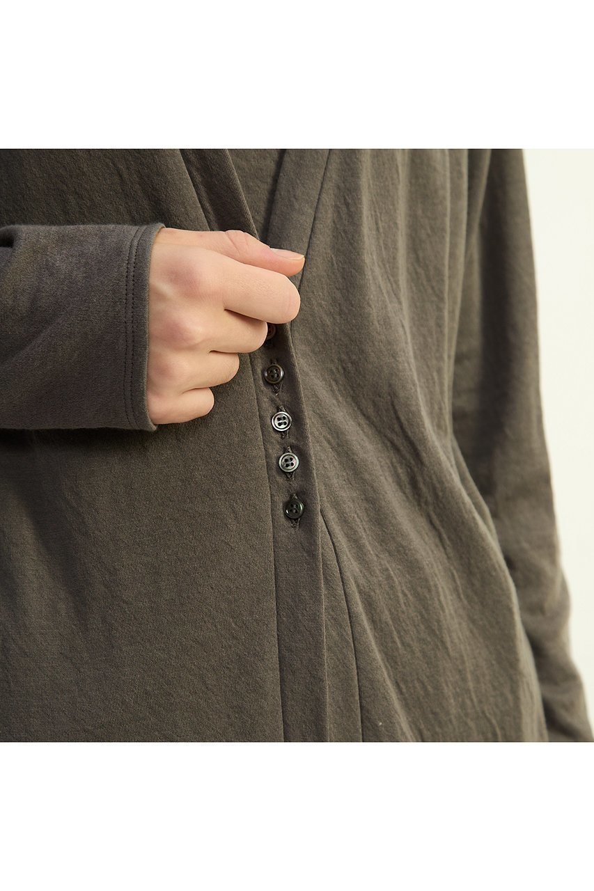 【プレインピープル/PLAIN PEOPLE】のスーピマカシミヤダブルガーゼVネックカーディガン 人気、トレンドファッション・服の通販 founy(ファニー) 　ファッション　Fashion　レディースファッション　Fashion for Women　トップス・カットソー　Cut & Sew Tops　カーディガン・羽織り　Layered Style Cardigans　シャツ・ブラウス・オフィスカジュアル　Elegant Blouses & Button-Ups　ロングTシャツ・Tシャツ　Longline T-Shirts & Tees　カットソー・ベーシックTシャツ　Cut-and-Sewn Tops / Stretch Tees & Basics　Vネックトップス　V-Neck Tops / V-Cut Neckline Shirts　インナー　Innerwear　カーディガン　Cardigan, Knitwear　ダブル　Double, Double-Breasted　other-5|ID: prp329100004747102 ipo3291000000036078765