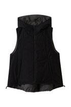 【プレインピープル/PLAIN PEOPLE】のスーピマナイロンタイプライターパディングショートベスト(リバーシブル) ブラック|ID:prp329100004747104