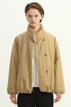 【プレインピープル/PLAIN PEOPLE】のスーピマナイロンタイプライターパディングショートブルゾン(リバーシブル) ベージュ|ID: prp329100004747105 ipo3291000000035704027