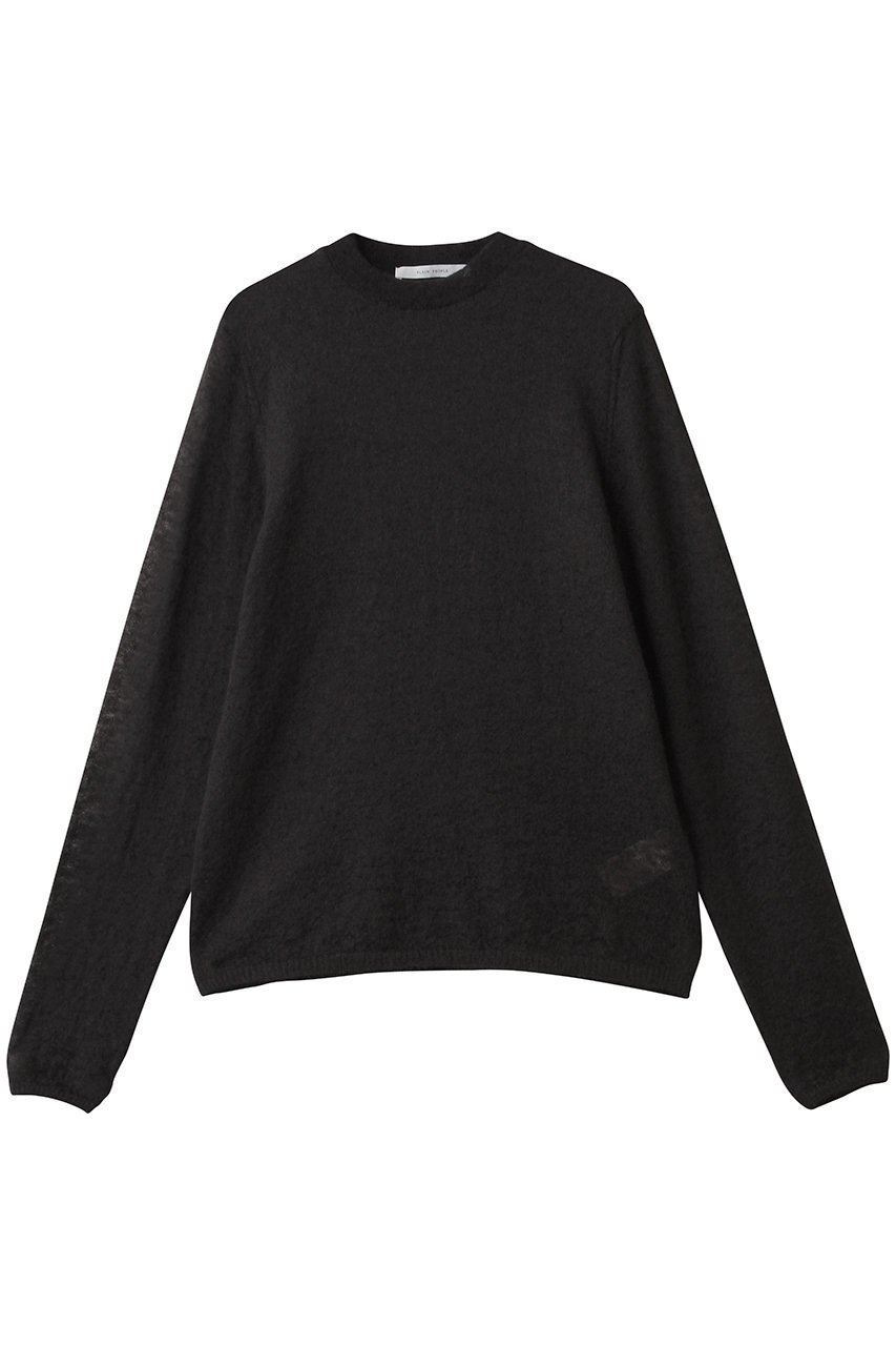 【プレインピープル/PLAIN PEOPLE】のシアーモヘアロングスリーブニット インテリア・キッズ・メンズ・レディースファッション・服の通販 founy(ファニー) 　ファッション　Fashion　レディースファッション　Fashion for Women　トップス・カットソー　Cut & Sew Tops　ニット　Knit Tops & Sweaters　カジュアルプルオーバー・ニットトップス　Pullovers & Knit Tops / Casual Pullovers　インナー　Innerwear　キャミソール　Camisole, Spaghetti Strap Top　シンプル　Simple, Minimal　タンク　Tank Top, Sleeveless Top　新作・新入荷　New Arrivals / New In　チャコール|ID: prp329100004747106 ipo3291000000034321443
