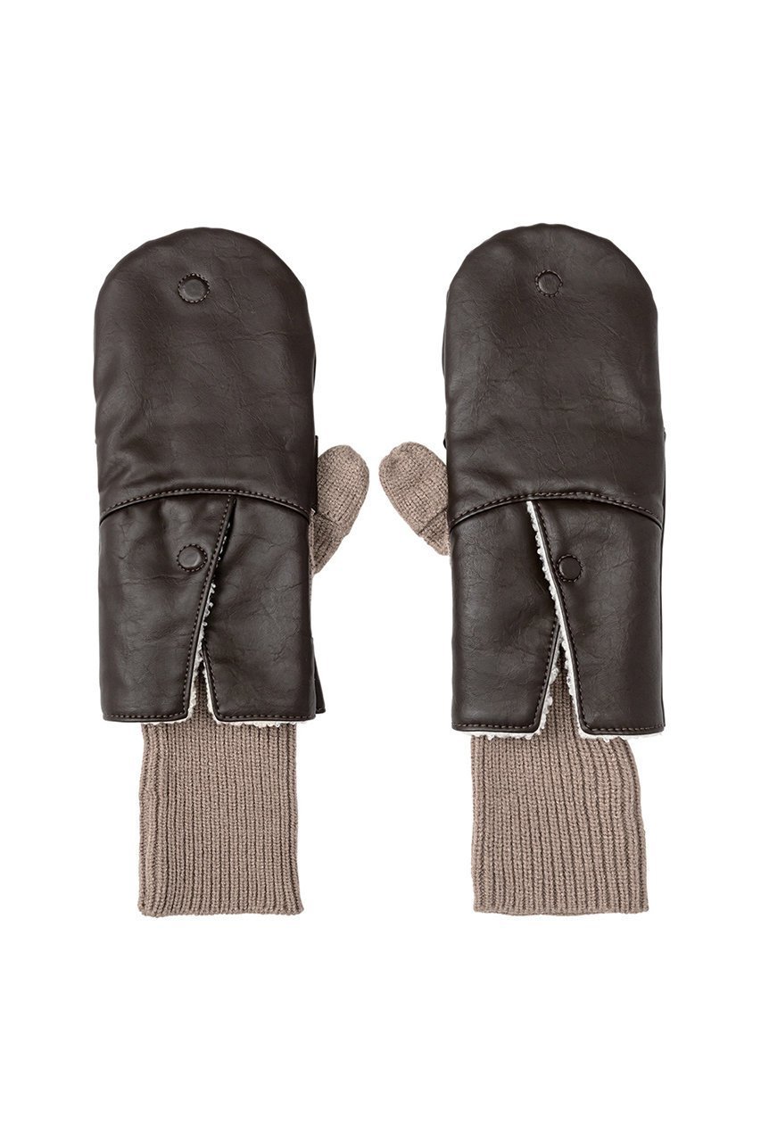【マールマール/MARLMARL】の【MATO by MARLMARL】IGLOO GLOVES インテリア・キッズ・メンズ・レディースファッション・服の通販 founy(ファニー) 　ファッション　Fashion　レディースファッション　Fashion for Women　手袋　Gloves & Mittens　ユニセックス　Unisex, Genderless　インナー　Innerwear　エレガント 上品　Elegant　マグネット　Magnet, Magnetic Closure　ロング　Long, Long-Length　ワンポイント　One Point, Statement Accent　mocha|ID: prp329100004747108 ipo3291000000036005195
