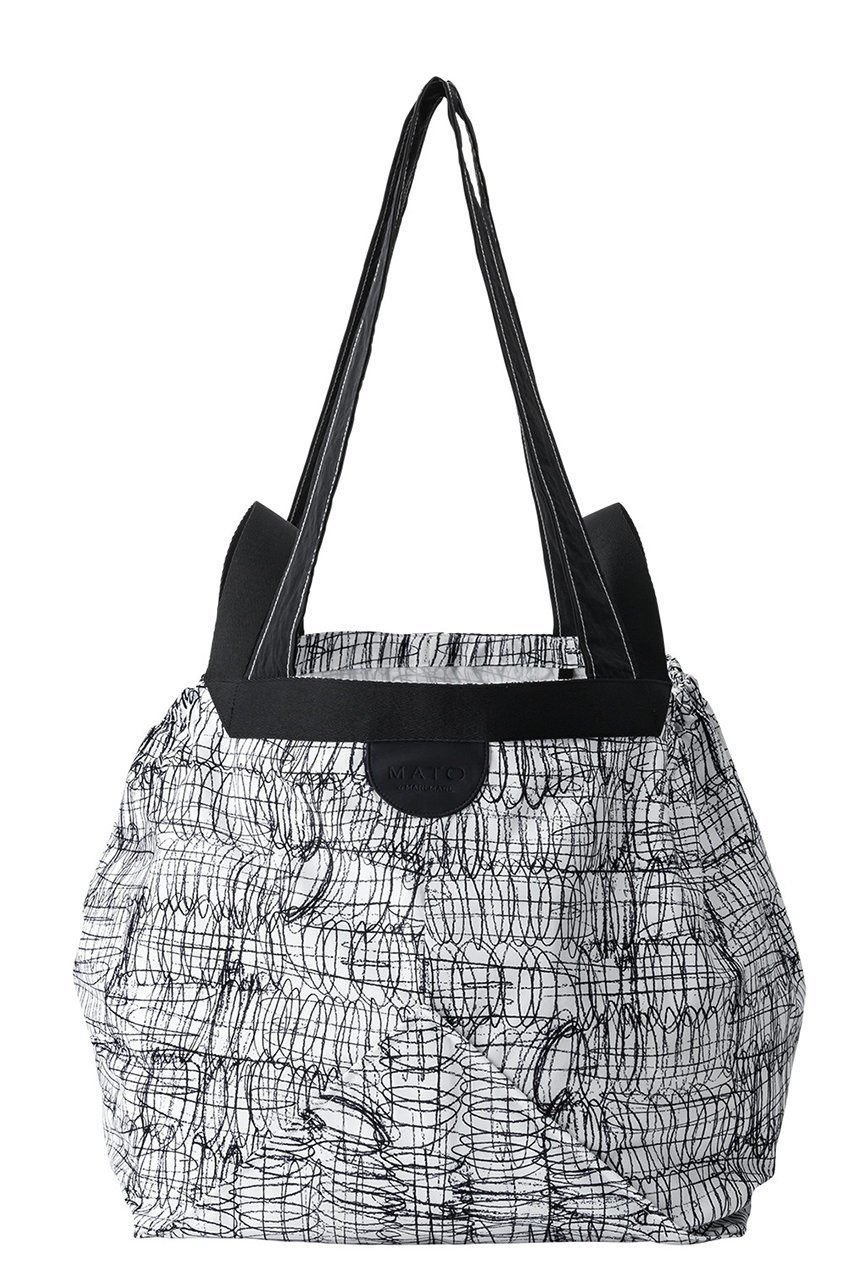 【マールマール/MARLMARL】の【MATO by MARLMARL】POND TOTE BAG インテリア・キッズ・メンズ・レディースファッション・服の通販 founy(ファニー) 　ファッション　Fashion　レディースファッション　Fashion for Women　バッグ　Bags　ユニセックス　Unisex, Genderless　ショルダー　Shoulder, Shoulder Strap　フィット　Fit, Slim Fit　ポケット　Pocket, Pocket Detail　新作・新入荷　New Arrivals / New In　洗える　Machine Washable　DOODLE WHITE|ID: prp329100004747110 ipo3291000000034321479