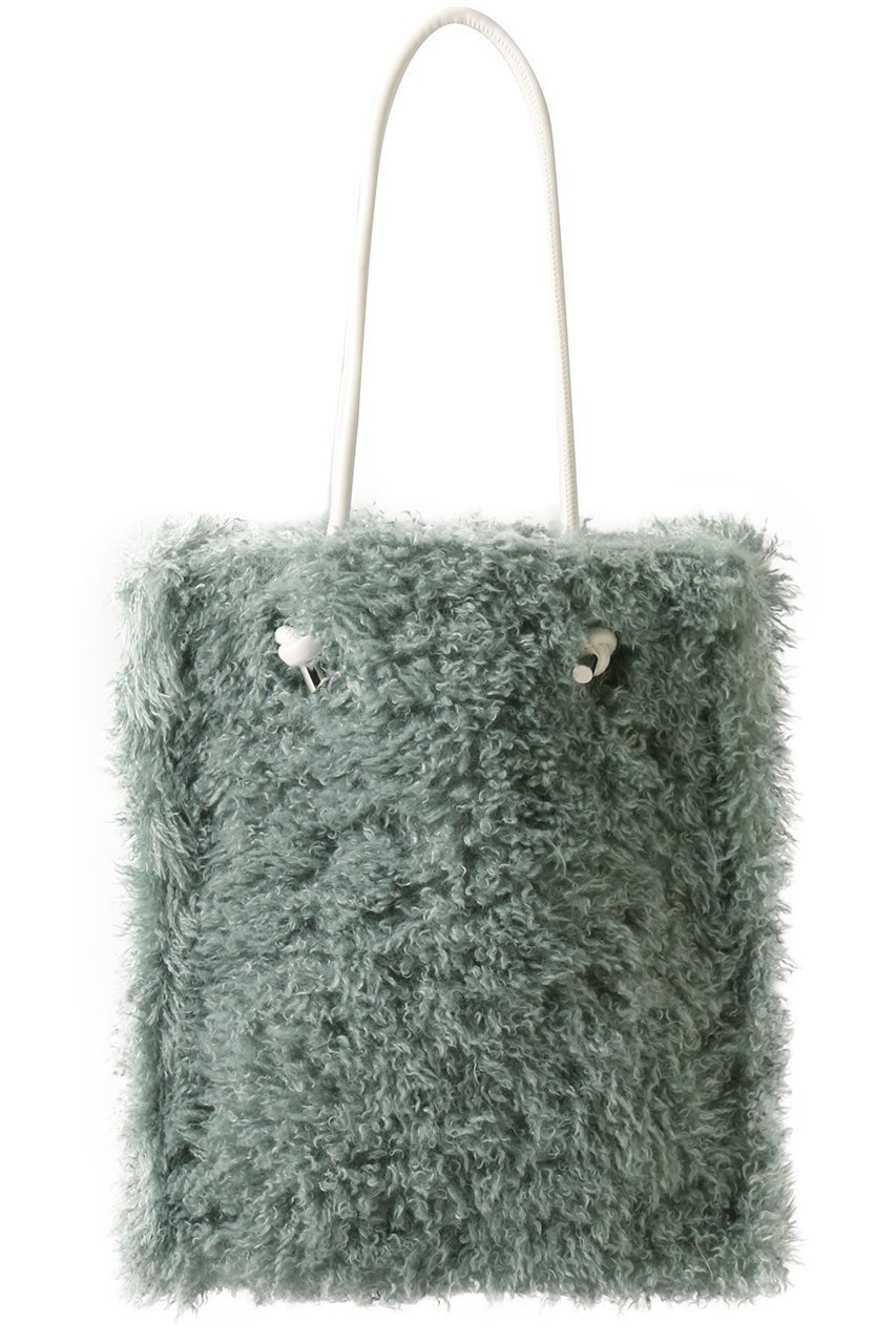 【ファビオラ クラス/Faviora Class】のトイプードルフェイクファートートバッグ インテリア・キッズ・メンズ・レディースファッション・服の通販 founy(ファニー) 　ファッション　Fashion　レディースファッション　Fashion for Women　バッグ　Bags　フェイクファー　Faux Fur, Imitation Fur　フェイクレザー　Faux Leather, PU Leather　ポケット　Pocket, Pocket Detail　ミントグリーン|ID: prp329100004748407 ipo3291000000035412082