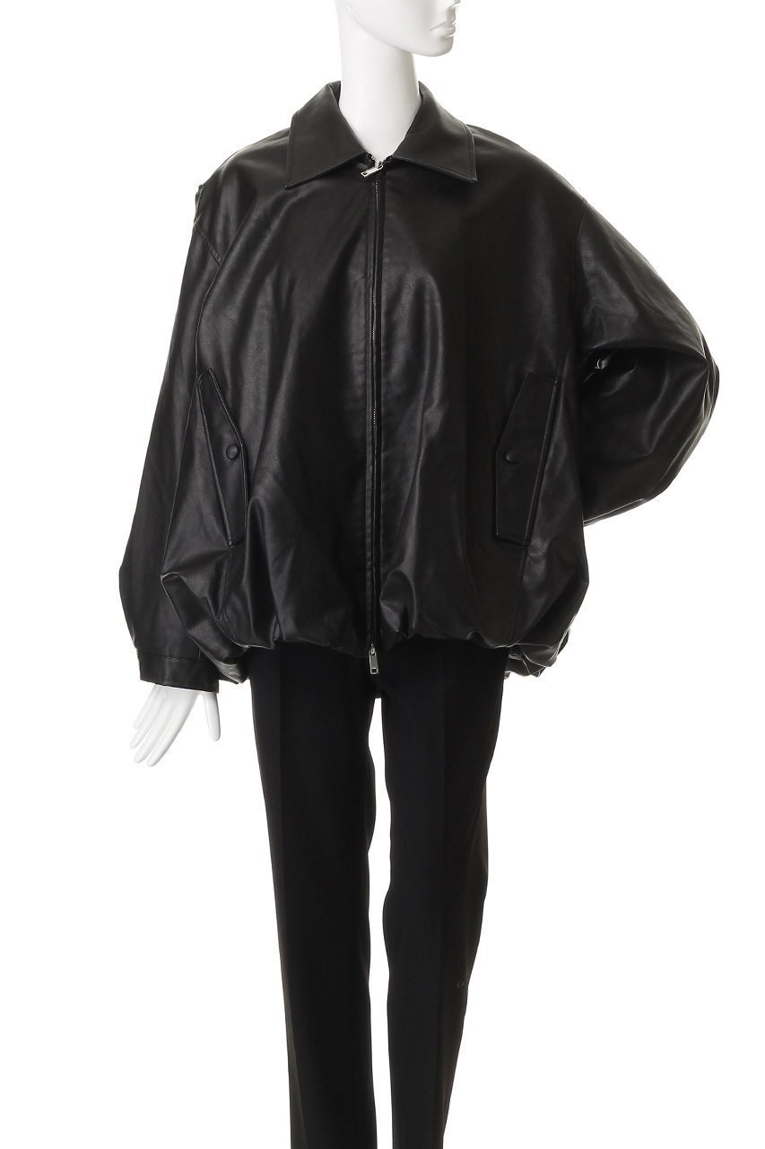 【クラネ/CLANE】のFAKE LEATHER BALLOON JACKET/コート 人気、トレンドファッション・服の通販 founy(ファニー) 　ファッション　Fashion　レディースファッション　Fashion for Women　アウター　Coat / Outerwear Collection　コート・ロングコート・ピーコート　Long Coats, Peacoats & More　レディースジャケット・軽アウター　Jackets　ショート　Short, Short Length　バランス　Balance, Style Balance　バルーン　Balloon, Balloon Silhouette　フォルム　Silhouette, Form　プリーツ　Pleats, Pleated　新作・新入荷　New Arrivals / New In　other-2|ID: prp329100004748414 ipo3291000000034335251