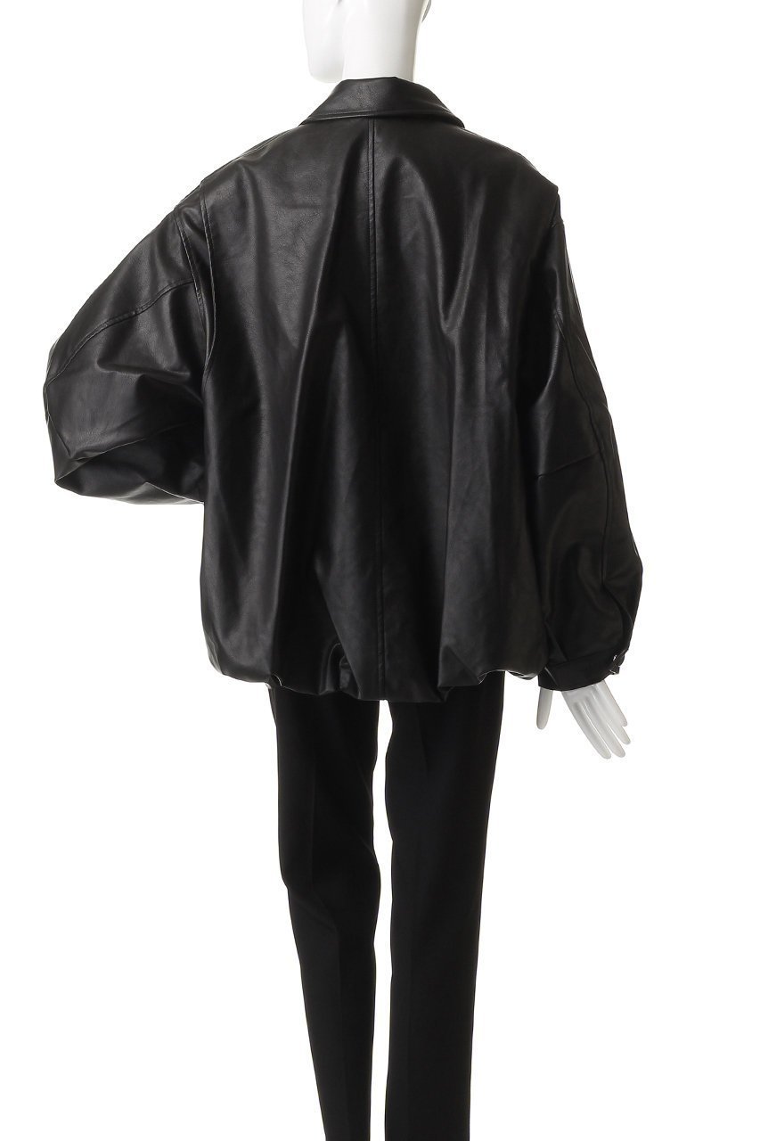 【クラネ/CLANE】のFAKE LEATHER BALLOON JACKET/コート 人気、トレンドファッション・服の通販 founy(ファニー) 　ファッション　Fashion　レディースファッション　Fashion for Women　アウター　Coat / Outerwear Collection　コート・ロングコート・ピーコート　Long Coats, Peacoats & More　レディースジャケット・軽アウター　Jackets　ショート　Short, Short Length　バランス　Balance, Style Balance　バルーン　Balloon, Balloon Silhouette　フォルム　Silhouette, Form　プリーツ　Pleats, Pleated　新作・新入荷　New Arrivals / New In　other-4|ID: prp329100004748414 ipo3291000000034335253