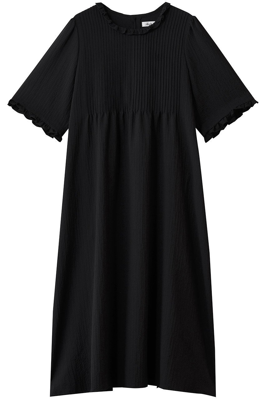 【ビリティス ディセッタン/Bilitis dix-sept ans】のピンタックブラックドレス 人気、トレンドファッション・服の通販 founy(ファニー) 　ファッション　Fashion　レディースファッション　Fashion for Women　ワンピース　Dresses　フォーマル・パーティードレス・結婚式用ドレス　Elegant & Casual Dresses　チュニック　Tunic Tops & Dresses　シューズ　Shoes, Footwear　スニーカー　Sneakers, Trainers　チュニック　Tunic, Long Top　ドレス　Dress, One-Piece　パーティ　Party, Party Style　フォーマル　Formal, Dressy　フラット　Flat, Flat Shoes　フリル　Frill, Ruffle　エレガント 上品　Elegant　新作・新入荷　New Arrivals / New In　結婚式　Wedding　 other-1|ID: prp329100004748416 ipo3291000000034335263