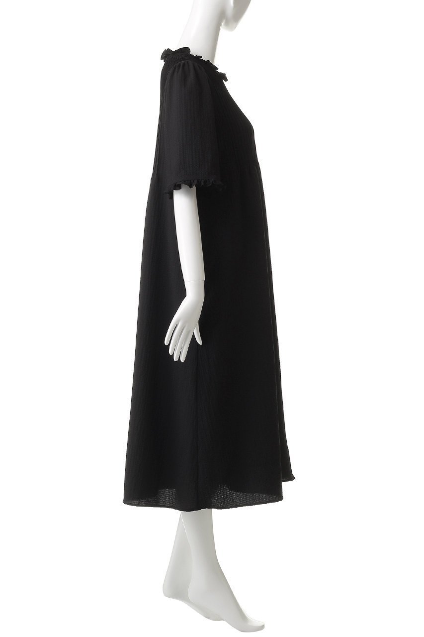 【ビリティス ディセッタン/Bilitis dix-sept ans】のピンタックブラックドレス 人気、トレンドファッション・服の通販 founy(ファニー) 　ファッション　Fashion　レディースファッション　Fashion for Women　ワンピース　Dresses　フォーマル・パーティードレス・結婚式用ドレス　Elegant & Casual Dresses　チュニック　Tunic Tops & Dresses　シューズ　Shoes, Footwear　スニーカー　Sneakers, Trainers　チュニック　Tunic, Long Top　ドレス　Dress, One-Piece　パーティ　Party, Party Style　フォーマル　Formal, Dressy　フラット　Flat, Flat Shoes　フリル　Frill, Ruffle　エレガント 上品　Elegant　新作・新入荷　New Arrivals / New In　結婚式　Wedding　other-3|ID: prp329100004748416 ipo3291000000034335266