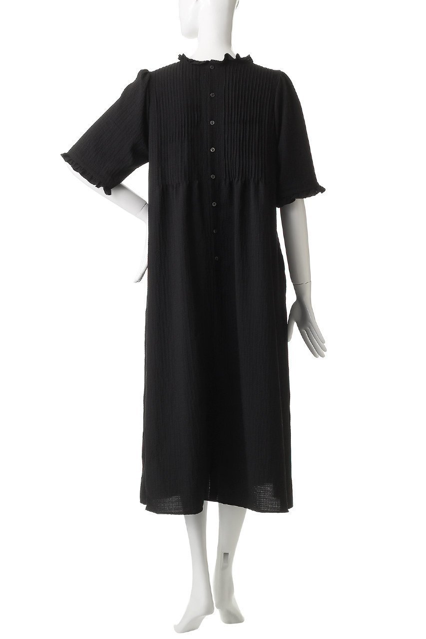 【ビリティス ディセッタン/Bilitis dix-sept ans】のピンタックブラックドレス 人気、トレンドファッション・服の通販 founy(ファニー) 　ファッション　Fashion　レディースファッション　Fashion for Women　ワンピース　Dresses　フォーマル・パーティードレス・結婚式用ドレス　Elegant & Casual Dresses　チュニック　Tunic Tops & Dresses　シューズ　Shoes, Footwear　スニーカー　Sneakers, Trainers　チュニック　Tunic, Long Top　ドレス　Dress, One-Piece　パーティ　Party, Party Style　フォーマル　Formal, Dressy　フラット　Flat, Flat Shoes　フリル　Frill, Ruffle　エレガント 上品　Elegant　新作・新入荷　New Arrivals / New In　結婚式　Wedding　other-4|ID: prp329100004748416 ipo3291000000034335267