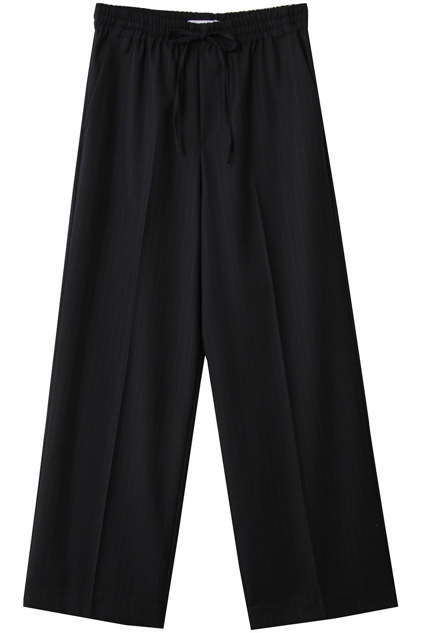 【マイ ウィークネス/MY WEAKNESS】のHilja Pants インテリア・キッズ・メンズ・レディースファッション・服の通販 founy(ファニー) 　ファッション　Fashion　レディースファッション　Fashion for Women　パンツ　Pants & Trousers　ジャケット　Jacket, Outerwear　セットアップ　Set-Up, Coordinated Outfit　センター　Center, Center Line　ワイド　Wide, Wide Fit　エレガント 上品　Elegant　ネイビーストライプ|ID: prp329100004748417 ipo3291000000035412107