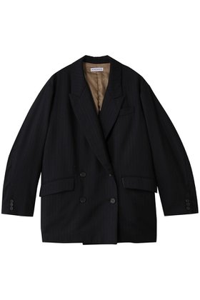 【マイ ウィークネス/MY WEAKNESS】 Hilja Jacket人気、トレンドファッション・服の通販 founy(ファニー) ファッション Fashion レディースファッション Fashion for Women アウター Coat / Outerwear Collection レディースジャケット・軽アウター Jackets ジャケット Jacket, Outerwear ストライプ Stripe, Striped Pattern スリーブ Sleeve, Long Sleeve / Short Sleeve ダブル Double, Double-Breasted マニッシュ Mannish, Boyish ロング Long, Long-Length 新作・新入荷 New Arrivals / New In A/W・秋冬 Autumn/Winter |ID:prp329100004748418