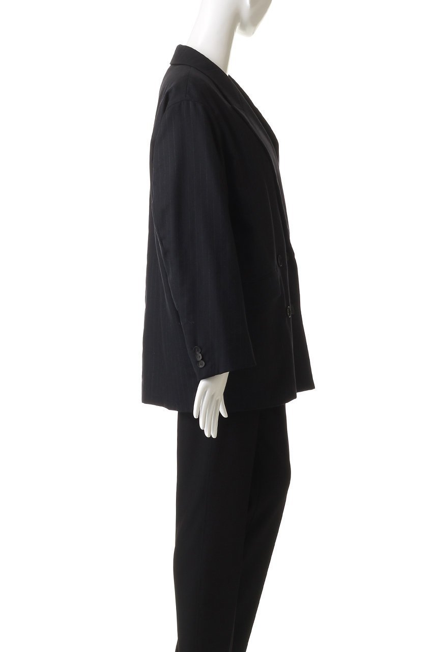 【マイ ウィークネス/MY WEAKNESS】のHilja Jacket 大人の最旬トレンドファッション＆コーディネート founy(ファウニー) 　ファッション　Fashion　レディースファッション　Fashion for Women　アウター　Coat / Outerwear Collection　レディースジャケット・軽アウター　Jackets　クラシック　Classic, Timeless Style　シンプル　Simple, Minimal　ジャケット　Jacket, Outerwear　ストライプ　Stripe, Striped Pattern　ダブル　Double, Double-Breasted　トレンド　Trend, Trending Now　リラックス　Relax, Relaxed Fit　エレガント 上品　Elegant　other-3|ID: prp329100004748418 ipo3291000000036865382
