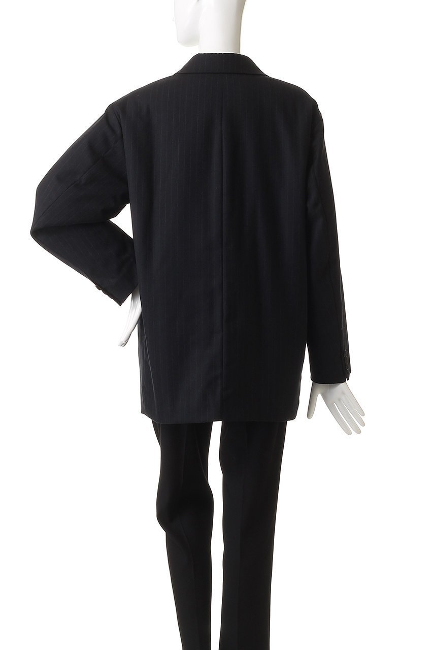 【マイ ウィークネス/MY WEAKNESS】のHilja Jacket 大人の最旬トレンドファッション＆コーディネート founy(ファウニー) 　ファッション　Fashion　レディースファッション　Fashion for Women　アウター　Coat / Outerwear Collection　レディースジャケット・軽アウター　Jackets　クラシック　Classic, Timeless Style　シンプル　Simple, Minimal　ジャケット　Jacket, Outerwear　ストライプ　Stripe, Striped Pattern　ダブル　Double, Double-Breasted　トレンド　Trend, Trending Now　リラックス　Relax, Relaxed Fit　エレガント 上品　Elegant　other-4|ID: prp329100004748418 ipo3291000000036865383
