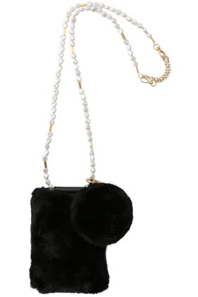 【ファビオラ クラス/Faviora Class】 ミンク風ポーチ付パールショルダーポシェット人気、トレンドファッション・服の通販 founy(ファニー) ファッション Fashion レディースファッション Fashion for Women ポーチ&ミニバッグ Pouches & Mini Bags バッグ Bags アクセサリー Fashion Accessories ショルダー Shoulder, Shoulder Strap パール Pearl, Pearl Accent フェイクファー Faux Fur, Imitation Fur ポシェット Pochette, Mini Bag ポーチ Pouch, Small Case ロング Long, Long-Length エレガント 上品 Elegant |ID:prp329100004748420