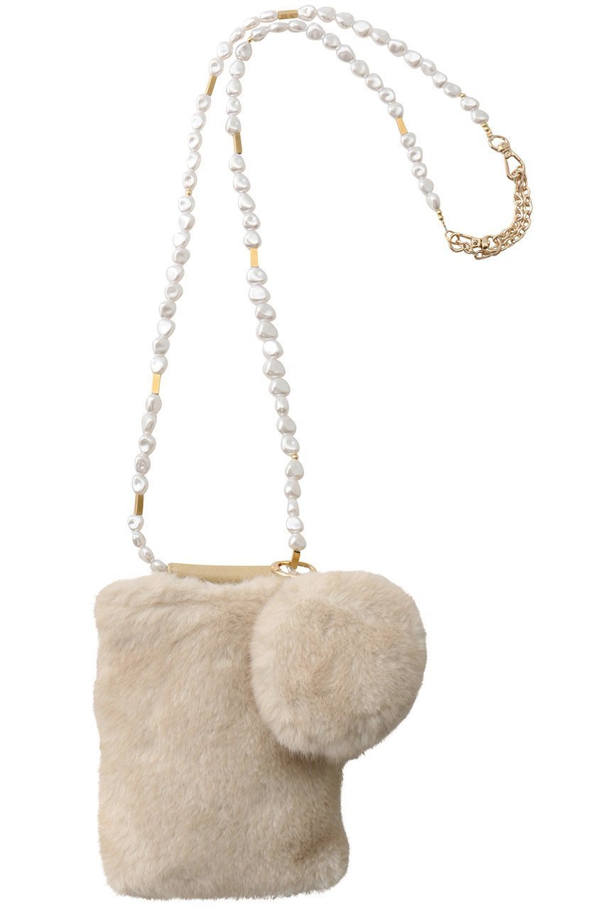 【ファビオラ クラス/Faviora Class】のミンク風ポーチ付パールショルダーポシェット インテリア・キッズ・メンズ・レディースファッション・服の通販 founy(ファニー) 　ファッション　Fashion　レディースファッション　Fashion for Women　ポーチ&ミニバッグ　Pouches & Mini Bags　バッグ　Bags　アクセサリー　Fashion Accessories　ショルダー　Shoulder, Shoulder Strap　パール　Pearl, Pearl Accent　フェイクファー　Faux Fur, Imitation Fur　ポシェット　Pochette, Mini Bag　ポーチ　Pouch, Small Case　ロング　Long, Long-Length　エレガント 上品　Elegant　オフホワイト|ID: prp329100004748420 ipo3291000000035359375