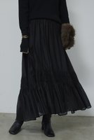 【ガリャルダガランテ/GALLARDAGALANTE】のギャザーフレアスカート 人気、トレンドファッション・服の通販 founy(ファニー) ファッション Fashion レディースファッション Fashion for Women スカート Skirts Aライン・フレアスカート A-Line & Flared Skirts ロングスカート Long Skirts / Maxi & Midi Skirts ギャザー Gathered, Ruffled シアー Sheer, See-Through ロング Long, Long-Length エレガント 上品 Elegant 新作・新入荷 New Arrivals / New In |ID:prp329100004748426
